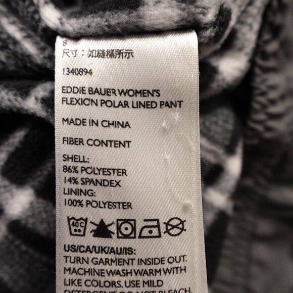 Eddie Bauer Flexion Polar Lined Pant Women’s 8 Gray Warm Winter Outdoor - Picture 13 of 14